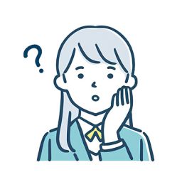 悩んでいる中学生