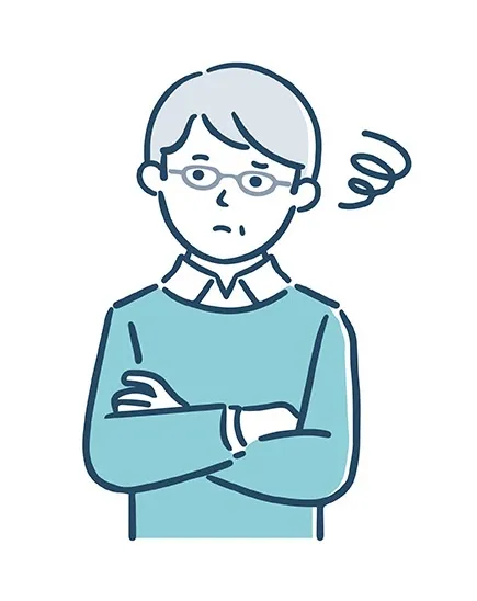 悩む保護者